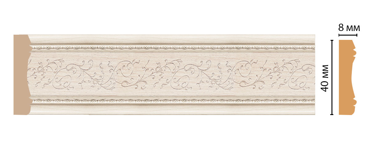Молдинг DECOMASTER 188-13 (40*8*2400мм)