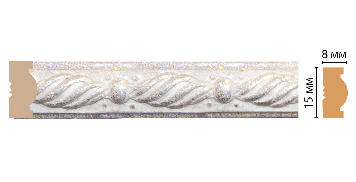 Молдинг DECOMASTER 105-19 (15*8*2400мм)