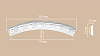 Радиус [1/4 круга] DECOMASTER 898102-100 (Rнар. 550 | Rвн. 500мм)